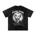 PunjabiPop Shop Turban Legends Kartar Singh Sarabha Ji snow wash 250GSM super heavyweight oversized graphic tee California style