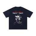 PunjabiPop Shop Turban Legends Shaheed Bhai Bota Singh Bhai Garja Singh navy blue 230GSM heavyweight drop-shoulder retro tee California style