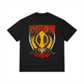 PunjabiPop Shop KHATARNAK OG Signature black 230GSM heavyweight oversized graphic tee California streetwear style.