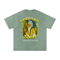 PunjabiPop Shop Turban Legends Maharaja Ranjit Singh Ji snow wash 250GSM super heavyweight oversized graphic tee California style