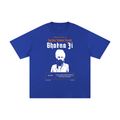 PunjabiPop Shop Turban Legends Sardar Sohan Singh Bhakna Ji royal blue 230GSM heavyweight drop-shoulder retro tee California style