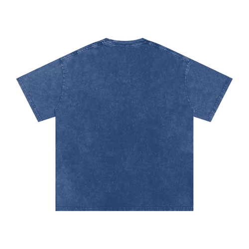 Dark blue Akali Phula Singh Ji vintage heavyweight tee by Turban Legends®, featuring bold streetwear design and heavyweight fabric.